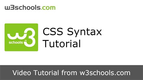 w3w3schools|CSS Tutorial .